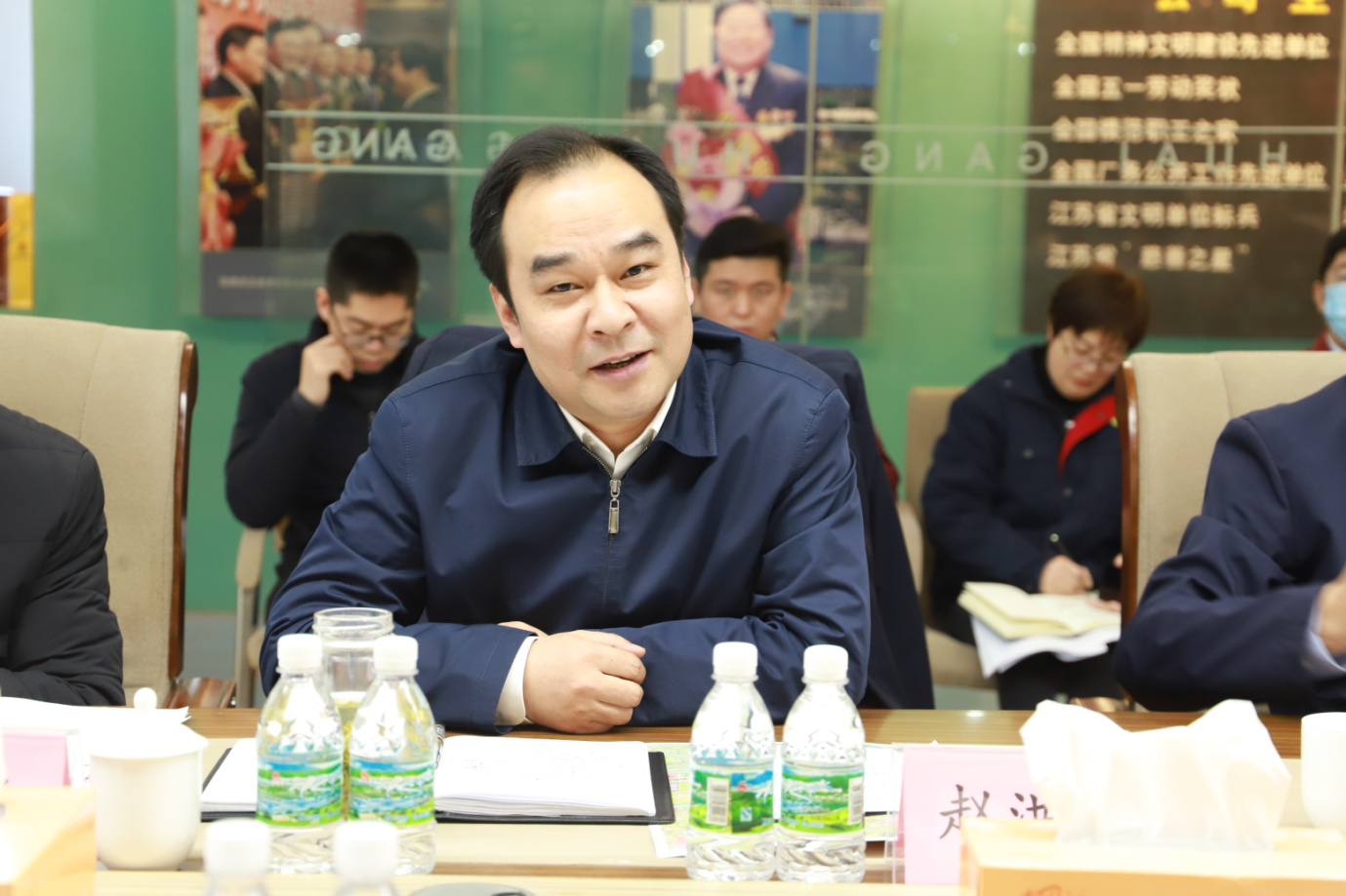 市長(zhǎng)陳之常來(lái)淮鋼召開(kāi)淮鋼特鋼「十四五」 規(guī)劃(huà)調(diào)研座談會(huì)